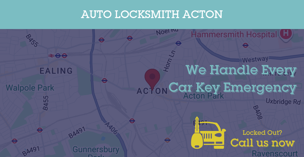 Auto Locksmith Services in Acton - W postcode
