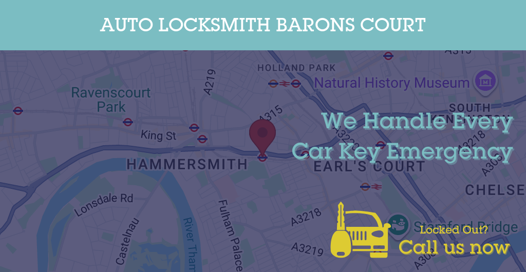 Auto Locksmith Services in Barons Court - W postcode