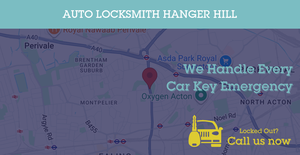 Auto Locksmith Services in Hanger Hill - W postcode