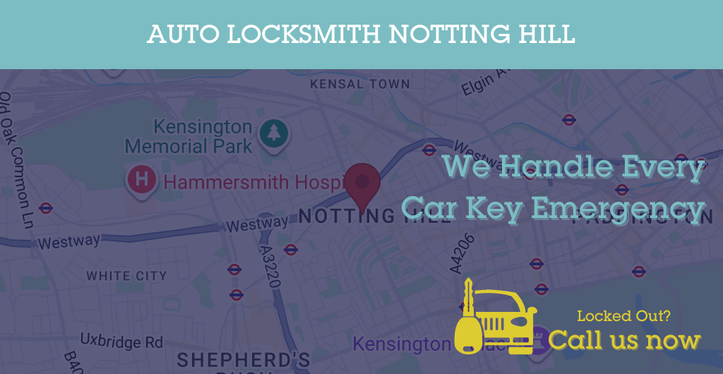 Auto Locksmith Services in Notting Hill - W postcode