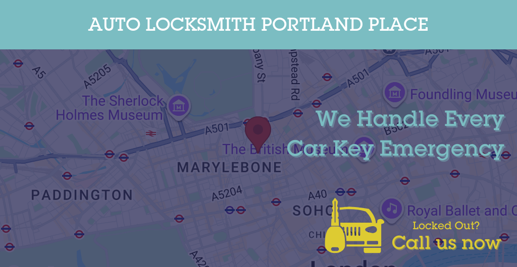 Auto Locksmith Services in Portland Place - W postcode